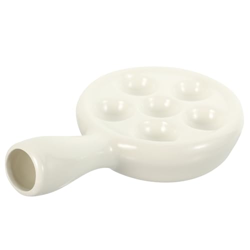 Abaodam セラミックエスカルゴベーキング皿 多設計で均一加熱 耐摩耗性あり ノンスリップ底 家 レストラン対応 電子レンジ オーブン 冷凍庫