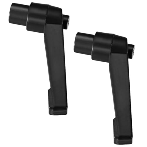 ULTECHNOVO 2pcs M6x50 Thread Adjustable Metal Handle Knobs with Internal Thread Clamping Lever for Machine Fixing and Industrial Use