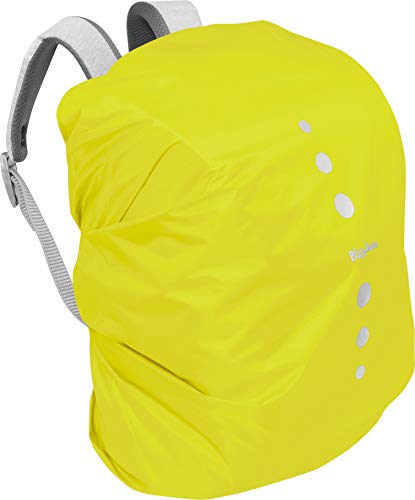 Playshoes Parapioggia Per Zaino , Parapioggia Per Zaino Unisex - Bambini e ragazzi, Giallo Neon, L