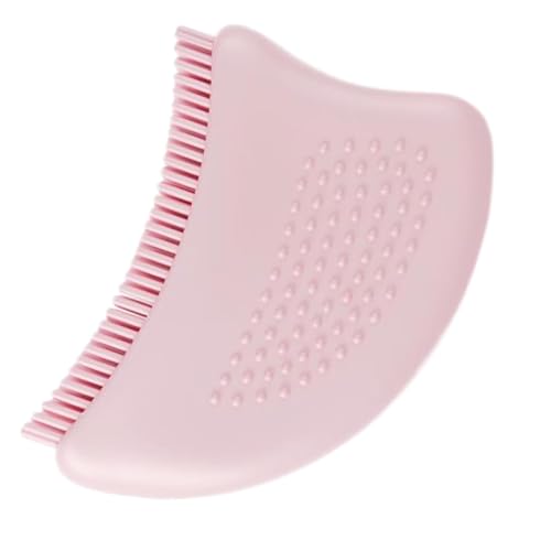 Cepillo facial de contorno linfático, cepillo facial de contorno de silicona para drenaje linfático y reductor de barbilla, herramienta de belleza ergonómica portátil para mujeres, hombres, niñas