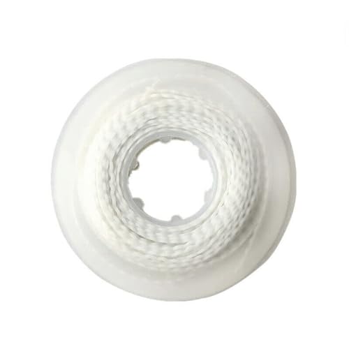 RUCYAI 15Feet Dental Orthodontic Elastic Rubber Power Chains Braces Bands Long/Closed/Short (Closed, White)