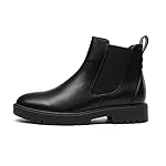 DREAM PAIRS Women's Low Heel Chelsea Ankle Boots Fashion Slip On Elastic Fall Booties Shoes - Image 2