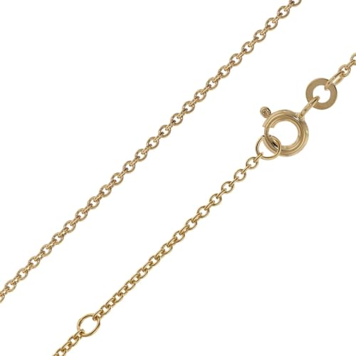 trendor Halskette für Anhänger 333 Gold Rundanker 1,5 mm Länge 45/42 cm 35904