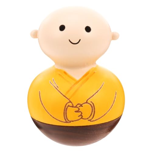 BESPORTBLE Holz Mönch Figuren Kinder Baby Spielzeug Zuhause Büro Desktop...