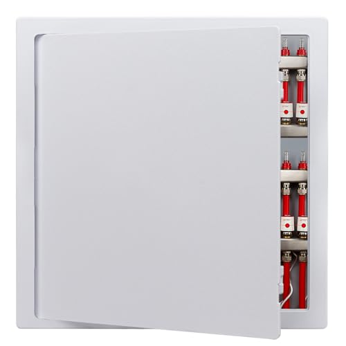 Donext Access Plumbing Panel for Drywall Ceiling 18x18 in Plastic Access Door Wall Hole Cover Plate for Plumbing & Electrical & Wiring White