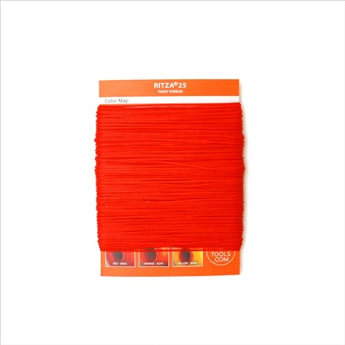 Hilo encerado poliéster 1.2mm rojo Ritza 25 Tiger miniatura 4