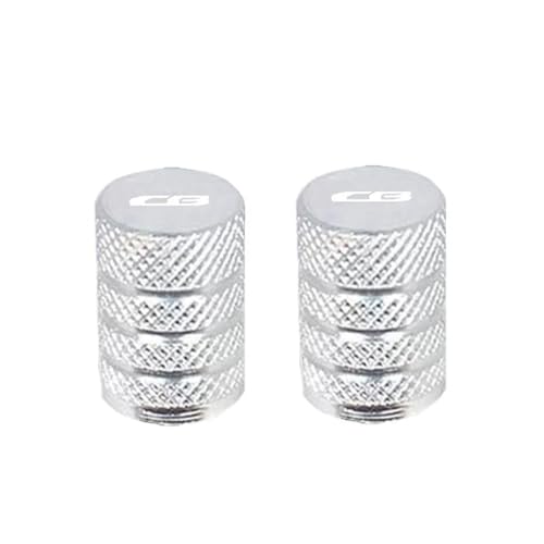 Bouchons de valve pour pneu moto Honda CB500X anti fuite d'air argentés