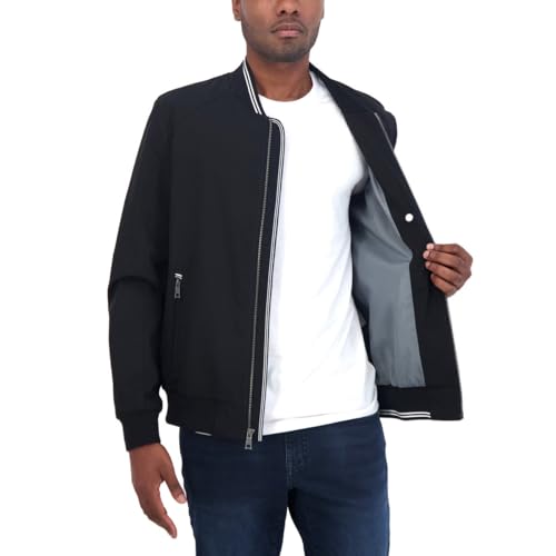Image of Nautica Men's Lightweight Bomber Jacket - Wind & Water-Resistant, Regular, Big & Tall Sizes