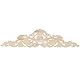 Haushalt Holzapplikationen Europäischen Stil Holzschnitzerei Applique DIY Dekoration für Wohnmöbel Hof 50x12 cm