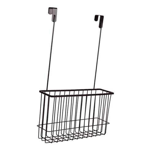 BEBEMOKO over Cabinet Door Storage Organizer Extended Hanging Basket for Kitchen Bathroom for Cutting Boards Bakeware Supplies Space-saving for Home Organization