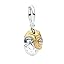 Gold and Silver Two-Tone Pendant