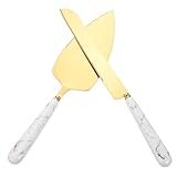 Découpe et service simplifiés : Cet ensemble de couteaux et spatules à manche en céramique combine un coupe-gâteau et pelle, facilitant la découpe précise et transport de parts lors de fêtes, mariages ou réunions familiales sans effort.