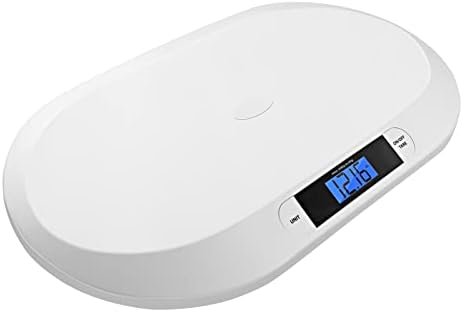 Digital Baby Scale, Infant Scale for Weighing in Pounds, Ounces, or Kilograms up to 44 lbs, Newborn Baby Scale with Hold Function, Pet Scale for Cats and Dogs
