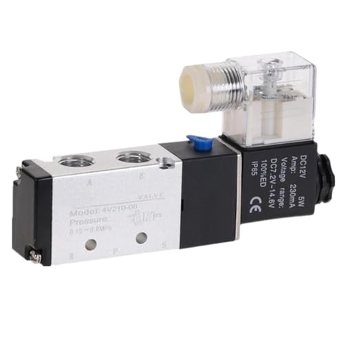 Électrovanne 5 voies 2 positions 24V à commande magnétique stable - 2