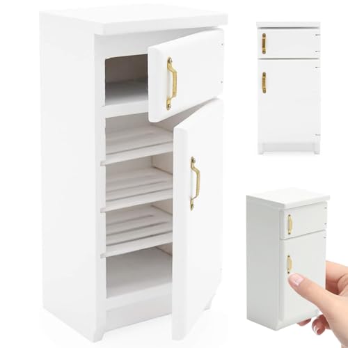 Muebles de cocina para casa de muñecas en madera premium a escala 1/12