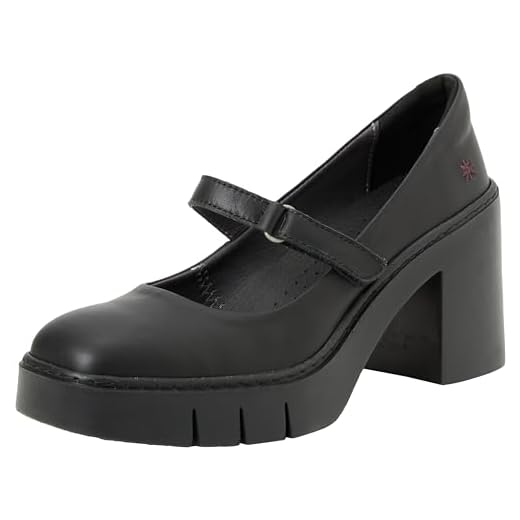 ART 1977 Berna, Piattaforma Donna, Nappa Nera, 40 EU