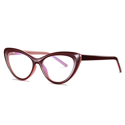 Blaulicht-Schutzbrille Computer-Frauenbrille Cat Eye TR90 Anti-Blaulicht-Brille Blaue Licht-Spielbrille -A