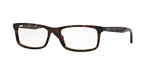 Image of Ray-Ban Unisex Clear Lens Rectangle Frames - 0RX5337I