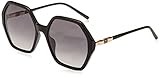 Escada SESD47 Gafas, Shiny Black, 57 para Mujer