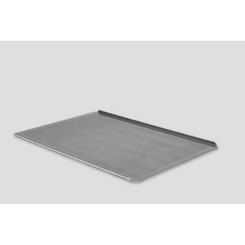 Lochblech Backblech Brötchenblech Alublech ca. 44 x 35 cm optimale Hitzeverteilung, perfekte Backergebnisse, perforiert, mit gebörtelten Kanten