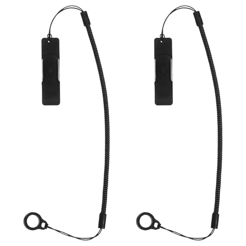 Cordon tactile rétractable anti-perte et sa dragonne extensible lot de 2