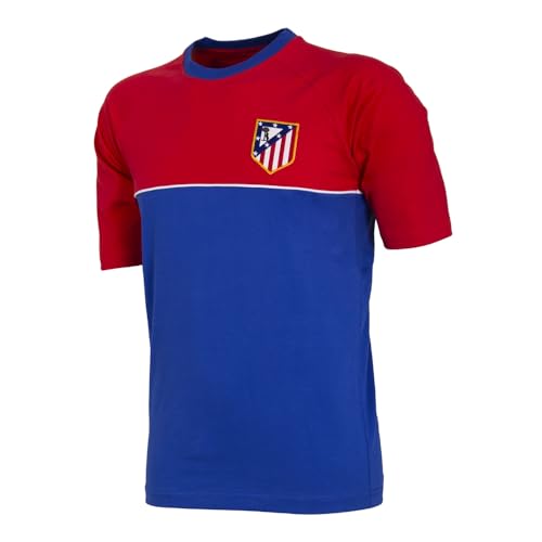 Copa Football   Camiseta   Hombre   Atletico de Madrid Color Block   Manga Corta   Azul   Talla M