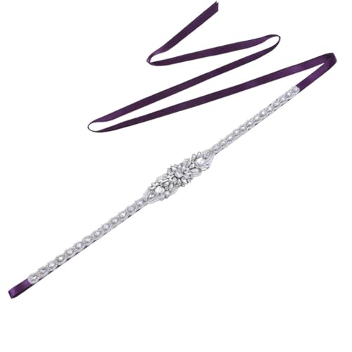 Wedding Evening Dress Belts Female Belts Appliques With Rhinestones Women's Bridal Wear Belt