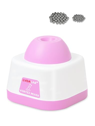 Mini Vortex Mixer, 3500RPM Nail Polish &amp; Paint Shaker, 120 Steel Balls-Pink