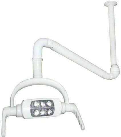 Ceiling-Mounted Lab Exam Indoor Light Induction Lamp 6 LED Lens with Arms