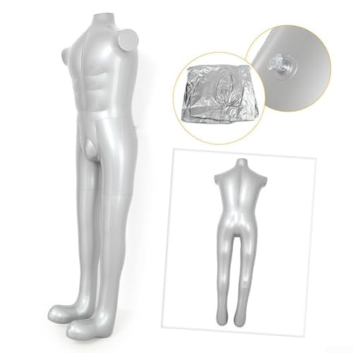 Maniquí inflable de hombre de 150cm en PVC sin brazos para solucionar la falta de espacio 4