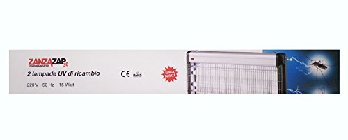 Cfg e332r 2 lampade di ricambio per zanza zap e332...