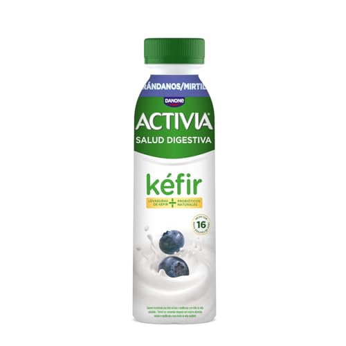 ACTIVIA - Kéfir Natural Bebible con Arándanos - Contiene probióticos Activia - Óptimo para el desayuno - 1x280g