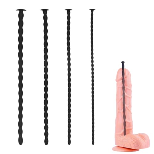 4er Set Dilator Harnröhre Silikon Perlen Penis Plug Harnröhren Dilatatoren Männer Penis Plugs Sexspielzeug Set Katheter Harnröhre Mann Männer Masturbation Harnröhren Plug Sexspielzeug für Männer