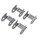 4Pcs Shock Swing Arm Weld On Mounting Bracket Kit for ATV, Quad, Go Kart, UTV, Dirt Bike, 4 Wheeler, Cart, and Mini Bike, Heavy Duty 4mm Steel Alloy Secure Suspension Fixation