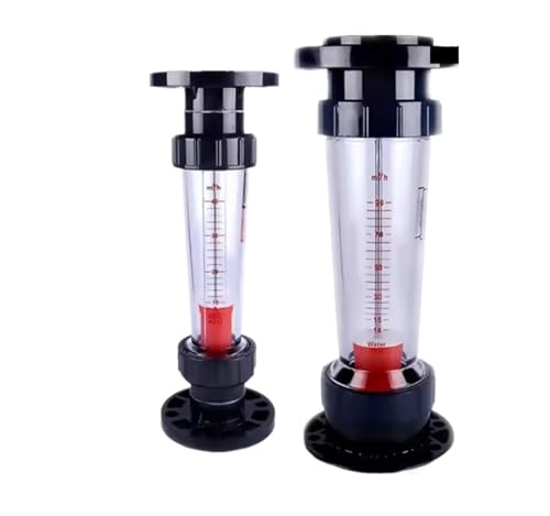 1pcs LZS-40 Plastic Tube Type ratameter Flow Meter PVC Short Tube Type & Guide Rod (DN40 0.6-6 m³/h)