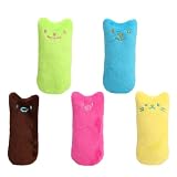 Para ratones con gato - Juego de juego para gatos de interior, para masticar para gatitos adultos, peluche para la limpieza de los dientes | Palos interactivos Silvervine para Ga