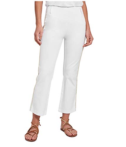 Lyssé Women's Octavia Baby Bootcut, White, S