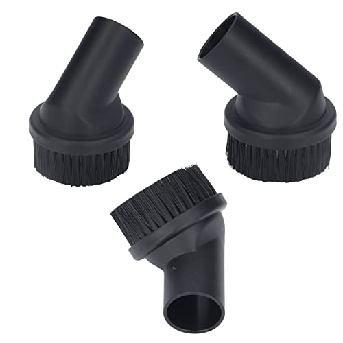 3 Pièces Brosse Aspirateur Universel, 35mm Diamètre Intérieur Embout Aspirateur Brosse ABS Brosse à Poussière Aspirateur, Brosse Poussière Ronde pour Nettoyer Les...