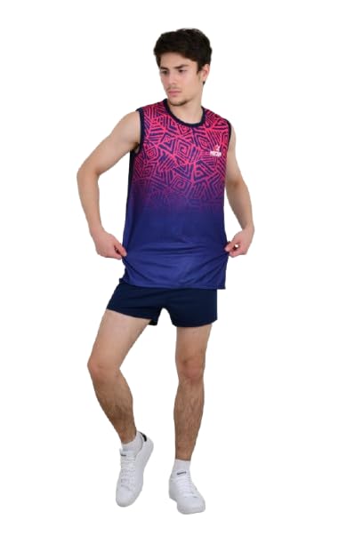 trizon Swimming costume, Sports Kit, Gym Wear, Running kit, Basketball wear for Men (IN, Alpha, XL, Regular, Standard, NAvy Blue)-picture-5