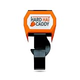 Hard Hat Caddy, All in One PPE Organizer with Magnetic Backing, Belt Clip, & Hook, Compatible with Safety Gear Brands, Ideal for Construction, Utility, Line Workers & Miners - Orange