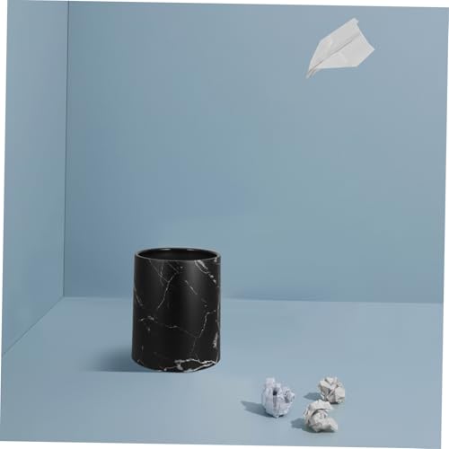 Cabilock papelera de basura estilo mármol para cocina y oficina miniatura 4