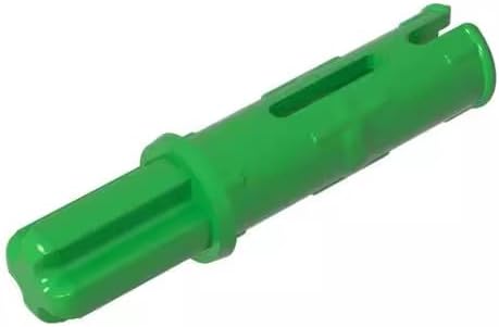 BrickBuddy Gobricks GDS-929 Technic Axle Pin 3L with Friction Ridges Lengthwise and 1L Axle 50PCS Compatible with Lego 11214 6015356 6209519 Components for Major Brick Brands ColorBright Green 37