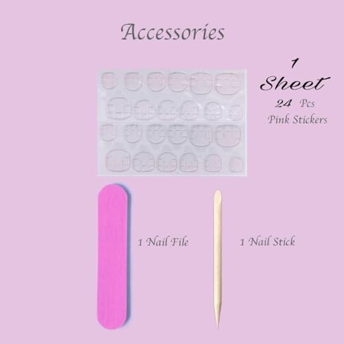 Image of Peach Cat Eye Metalic 3D Tip Round Press On Nails Kit for Women And Girls Fake Nail Extension | Reusable Nail Extension For Women With Glue Tab | Long Lasting Glossy Finish Artificial Nails | Easy to Apply Fake Nails for Salon Look at Home | Stick-On Manicure Kit For Parties, Weddings And Gifts | Trendy Nail Art Set for All Occasions (Peach-SilverRound)