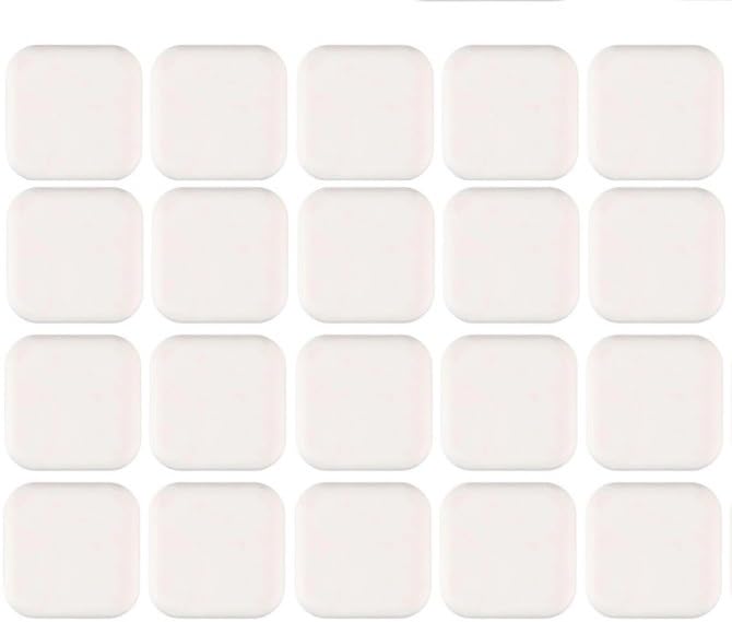 Topes Para Puertas Tope de puerta silicona autoadhesivo, 5/10/20 unidades, protección antichoque, almohadilla(Square-20pcs)