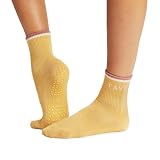 TAVI Aria Grip Socks - Non-Slip Mini Crew Socks for Barre, Pilates, Yoga - Women's Performance Activewear