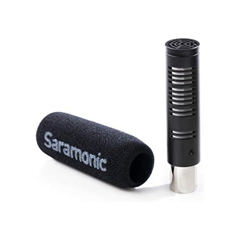 Broadcast Quality Barrel Cardioid Condenser Microphone XLR Capsules (Pack of 2) saramonic sr-axm3 for Portable Recorders, Mixers, Camcorders & Other Devices Cover