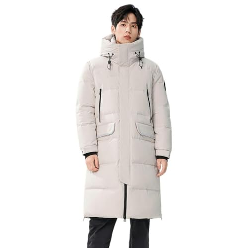 Veste d'hiver longue homme coupe-vent et imperméable coupe genou