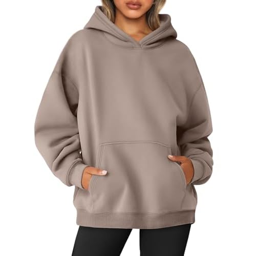 AUTOMET Womens Oversized Sweatshirts Fleece Hoodies Long Sleeve Shirts Pullover Fall Outfits 2024 with Pocket