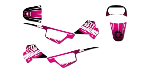 KIT DECO MOTO CROSS ADAPTABLE PW 50 FACTORY (Rose)