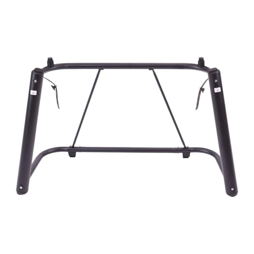 DYNWAVE Keyboard Stand Organ Holder Rack Versatile Use Universal Portable Easy to Assemble with Locking Strap for Performance Travelling